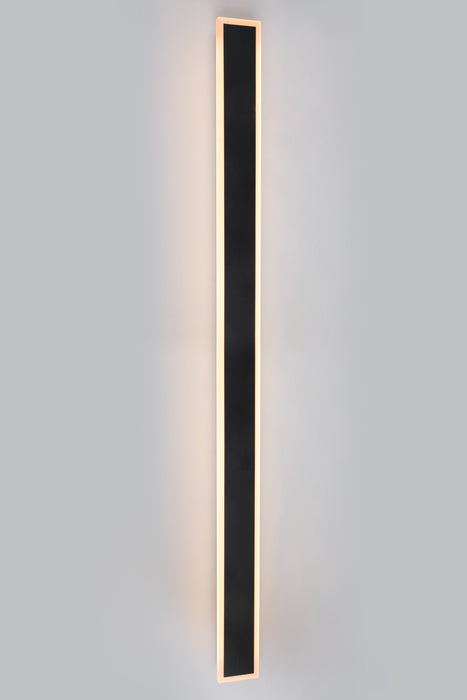 SQ 120 cm 24w Integrated CCT LED Outdoor Wall Light - Black