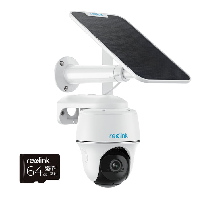 Reolink 2K 4G LTE 4MP P&T Camera with 64GB MicroSD Card