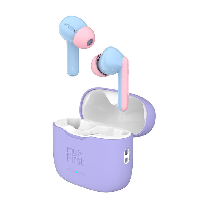 myFirst CareBuds for Kids, Max Volume 85dB - Cotton Candy