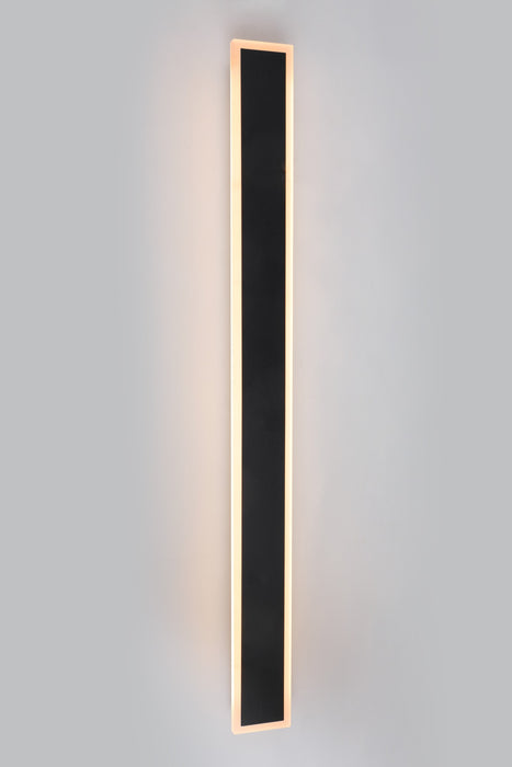 SQ 90 cm 15w Integrated CCT LED Outdoor Wall Light - Black