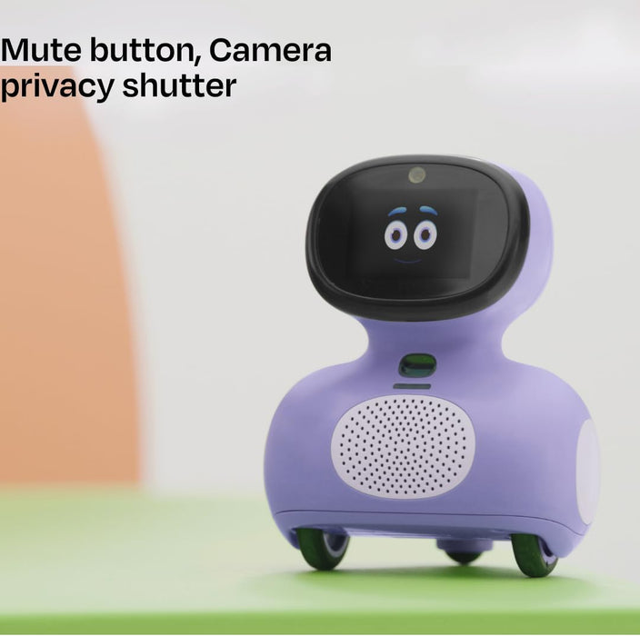 MIKO Mini: AI Robot for Kids - Interactive Robot, Purple