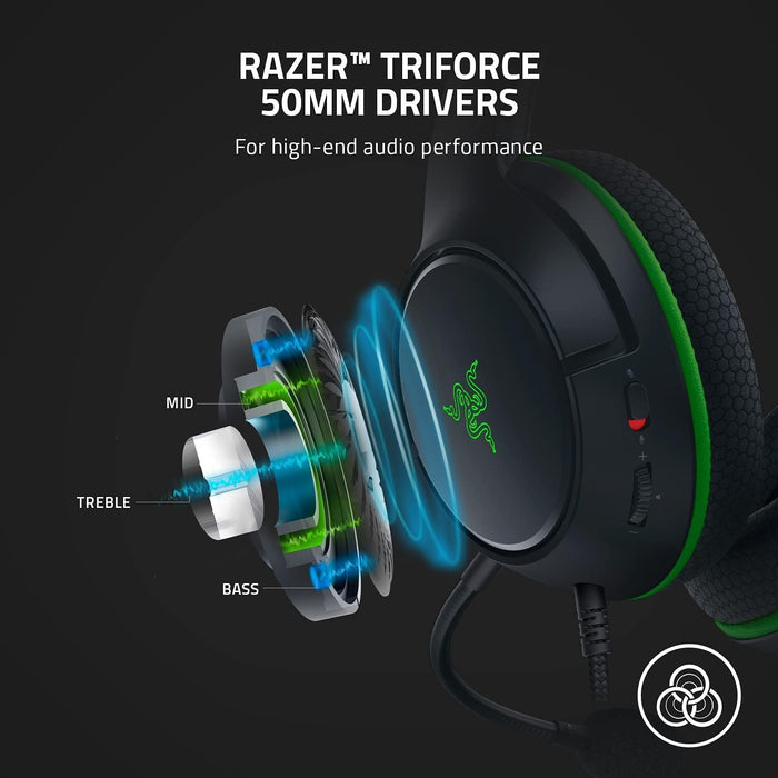 Razer Kaira X Wired Gaming Headset with Mic for Xbox - 3.5mm Jack