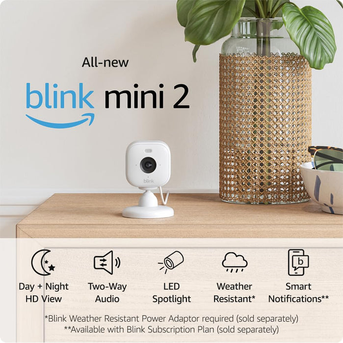 Blink Mini 2 - 2 Camera Kit - White