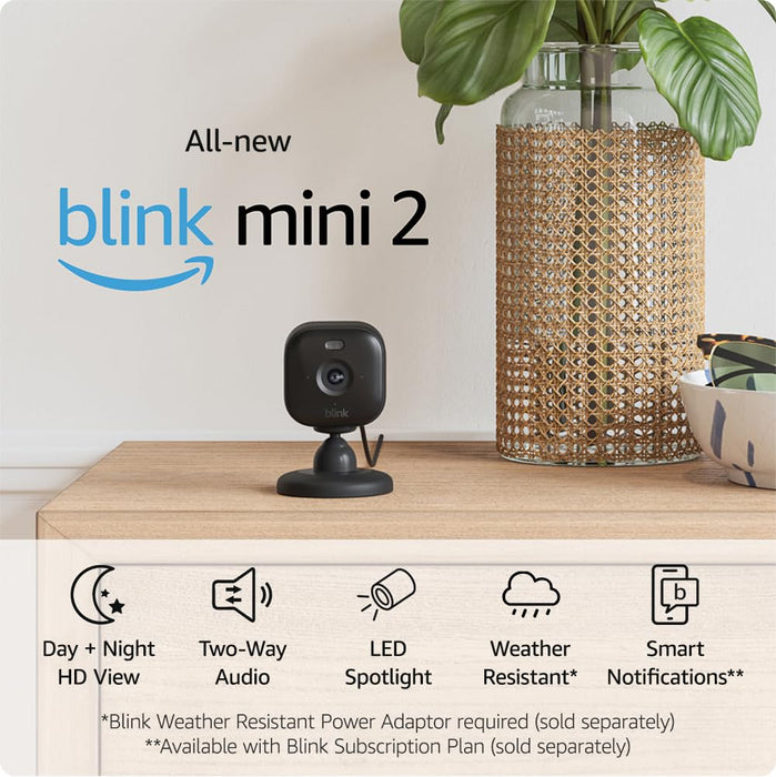 Blink Mini 2 - 2 Camera Kit - Black