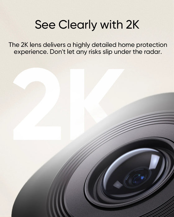 Eufy Security C220 2K Indoor Cam 360° Pan & Tilt Surveillance