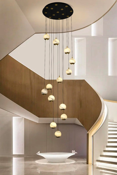 *Luna 24 Light LED Glass Stairwell Light