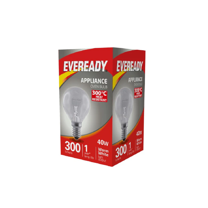 Eveready Oven Lamp 40W SES 300 °C Golf Ball