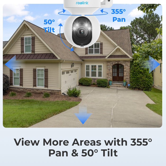 Reolink 2K IR PTZ Camera with 64GB MicroSD Card