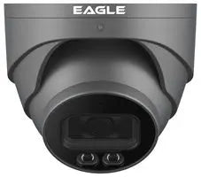 Eagle 4MP Smart Dual Illumination Full Colour IP Turret - Grey