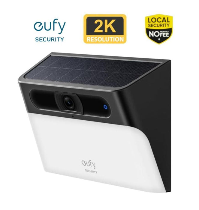 Eufy Security Solar Wall Light Cam, S120, Wireless Outdoor Camera