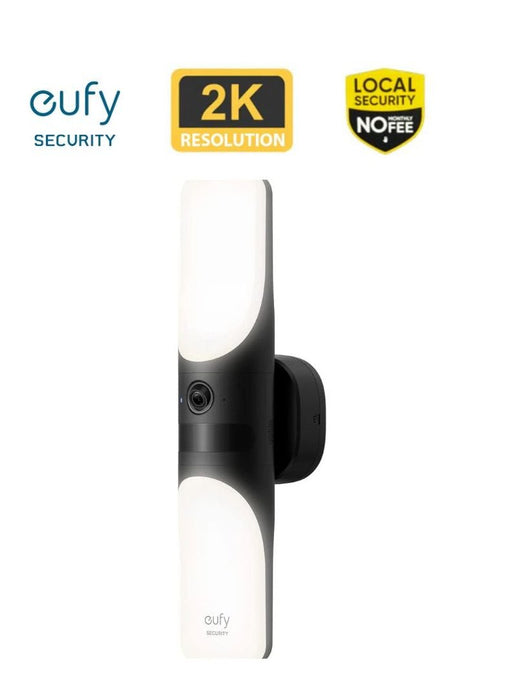 Eufy 2K Wired Wall Light Camera S100 Security Camera Outdoor, 2K Camera with 1200 Lumen Light