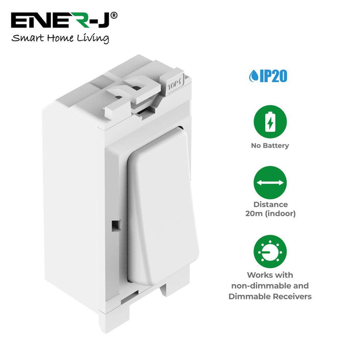 Ener-J WS1085 Wireless Kinetic Grid Switch For Knightbridge Only