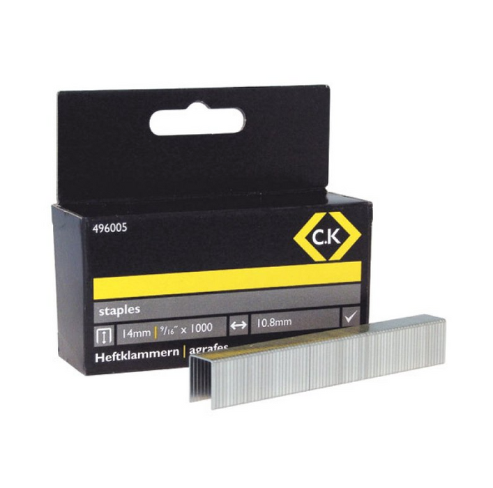 CK Tools 1000pc Box of 12mm Staples