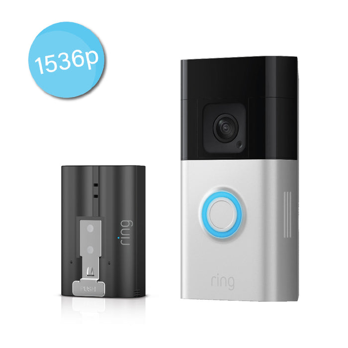 Ring Doorbell Pro Battery  1536p & Extra Quick Release Battery *BUNDLE*