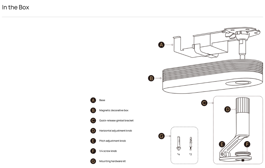 XGIMI Ceiling Mount for Projectors