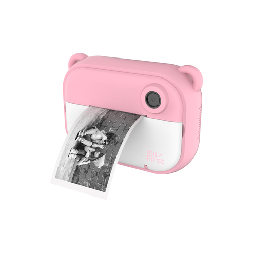 myFirst Camera Instant Print Camera, Insta 2 w/ Thermal Paper Refills - Pink, 12MP