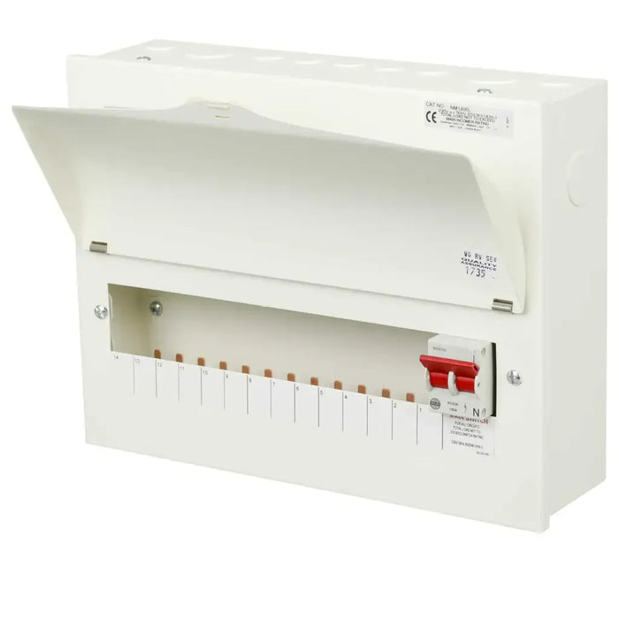 Wylex NM1406 14-Way SPD Consumer Unit c/w 10 RCBOs