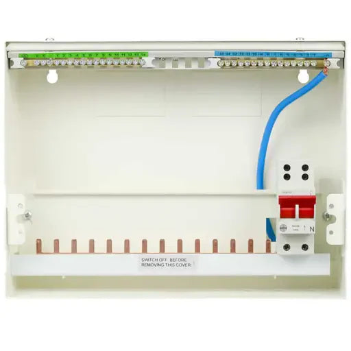 Wylex NM1406 14-Way SPD Consumer Unit c/w 10 RCBOs