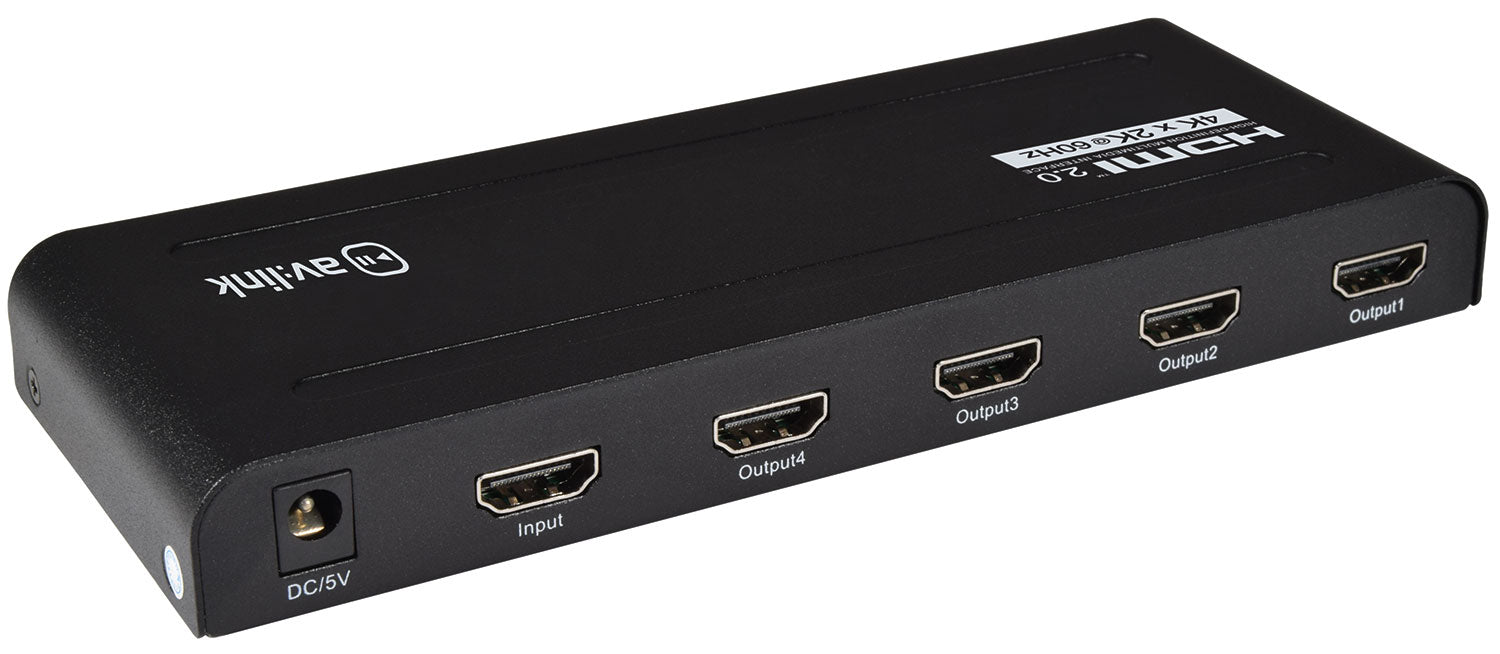 AV:LINK 4K HDMI 1x4 Splitter