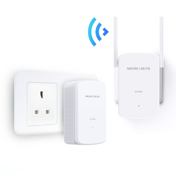 Mercusys AV100 Gigabit Powerline Wi-Fi Extender MP510