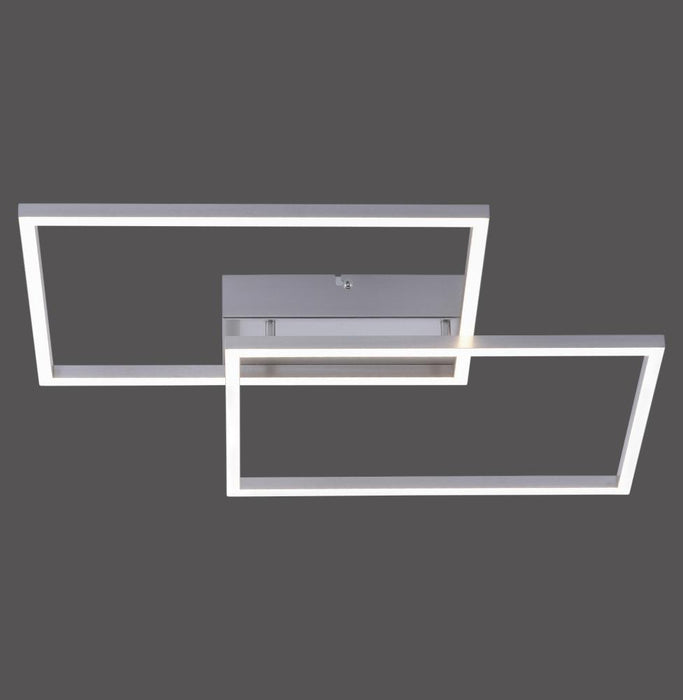 5571041 Large 2 Light LED Flush Ceiling Fitting - Colour Changing with Remote